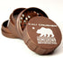 Cali Crusher - Homegrown 2.35" Standard 4-piece grinder Brown